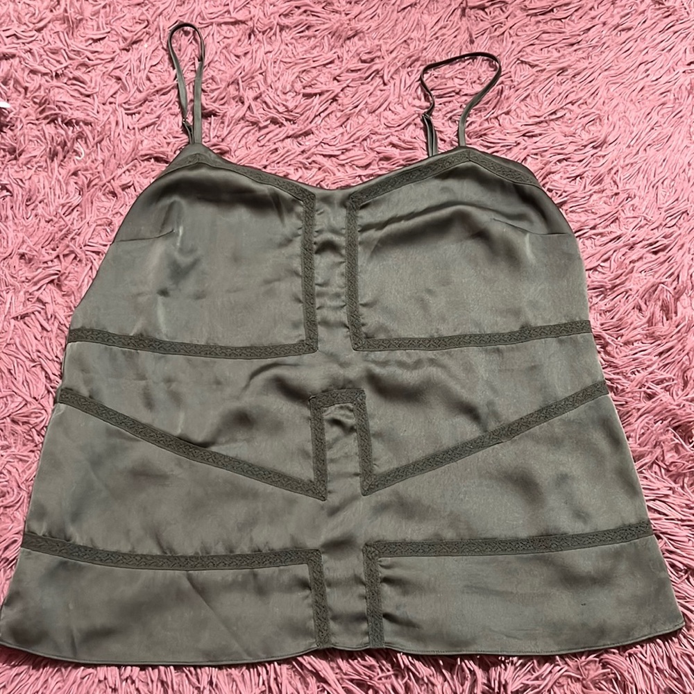 Banana Republic green top